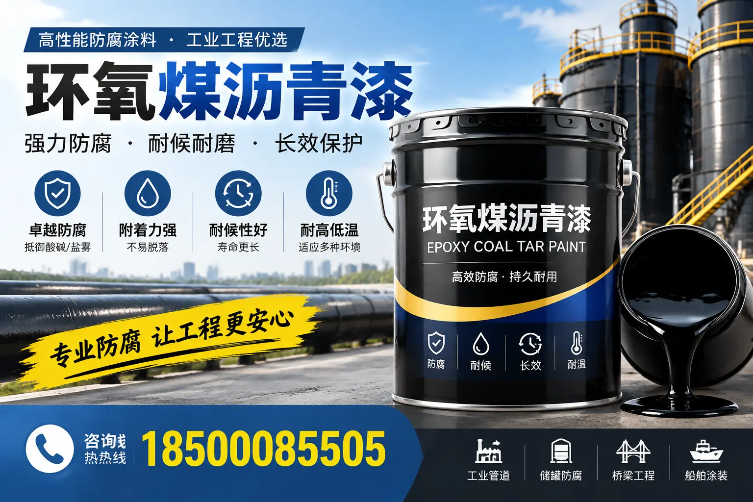 环氧煤沥青漆的施工方法与注意事项，确保在柳州顺利完成